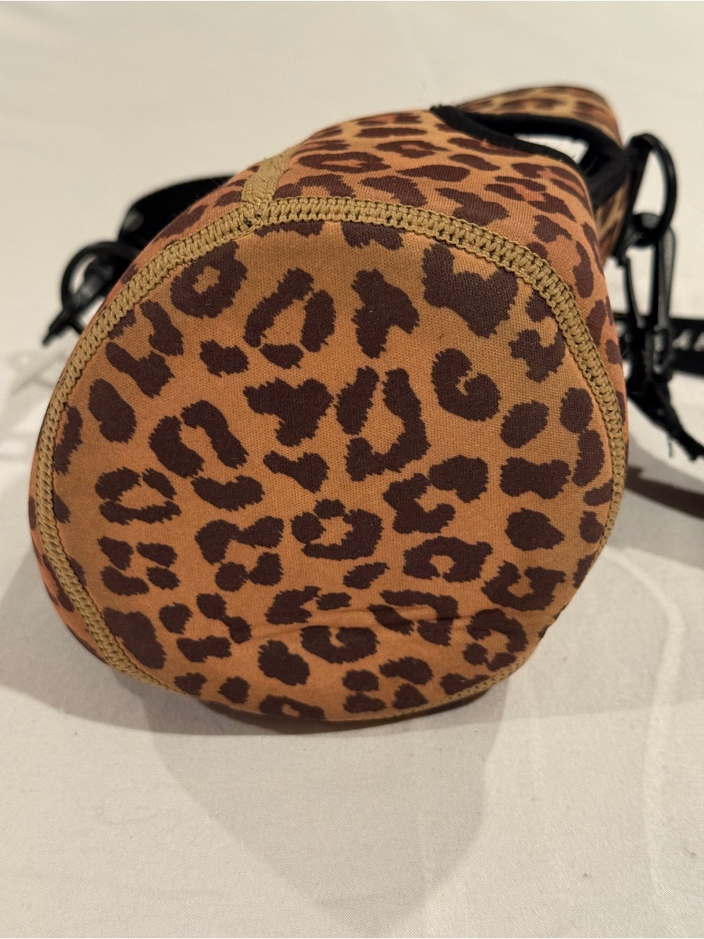 HydroJug Pro Leopard Print Neoprene Bottle Carrier w strap sleeve y2k cheetah - Picture 6 of 9